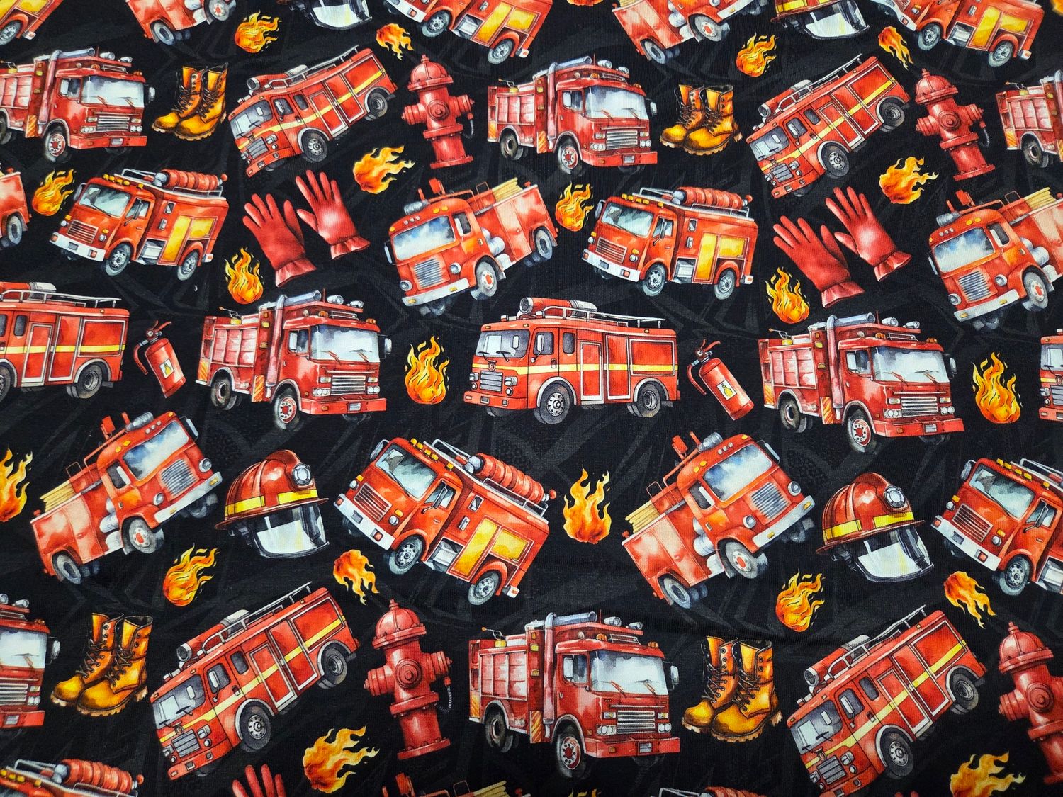 Sommersweat Feuerwehr 50cm x 180cm breit Sommersweat Feuerwehr 50cm x 180cm breit