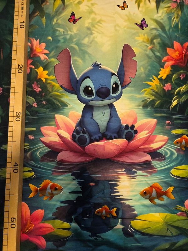 Sommersweat Stitch Blumen Panele 70x180cm Sommersweat Stitch Blumen Panele 70x180cm