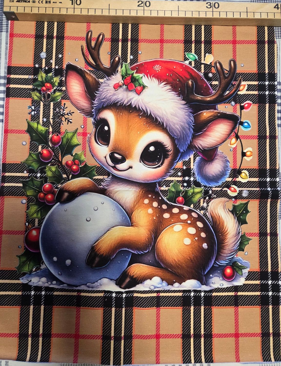 Sommersweat Weihnachten Panele 40x50cm 