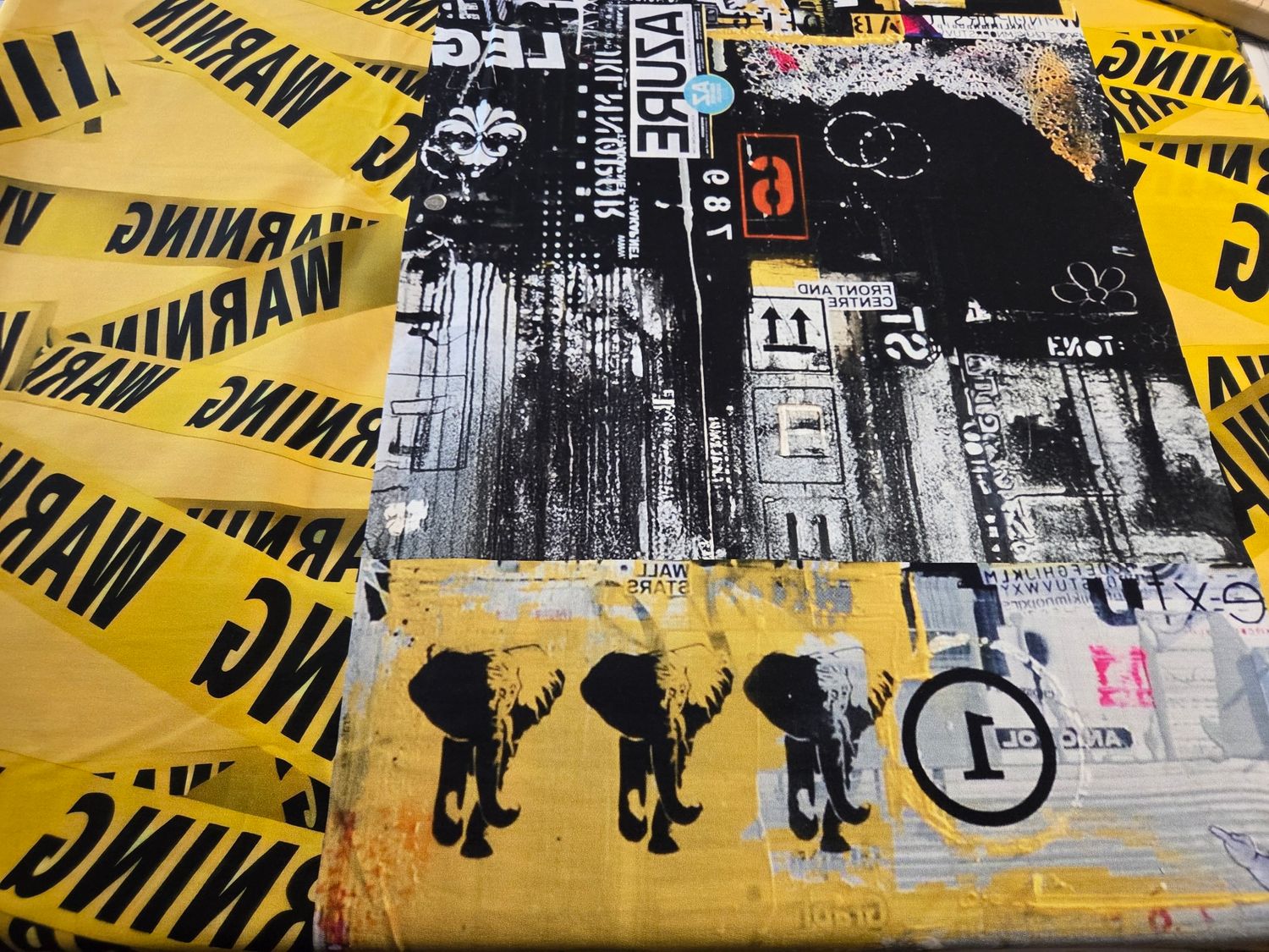 Sommersweat Grafik 50cm x 180cm breit Sommersweat Grafik 50cm x 180cm breit