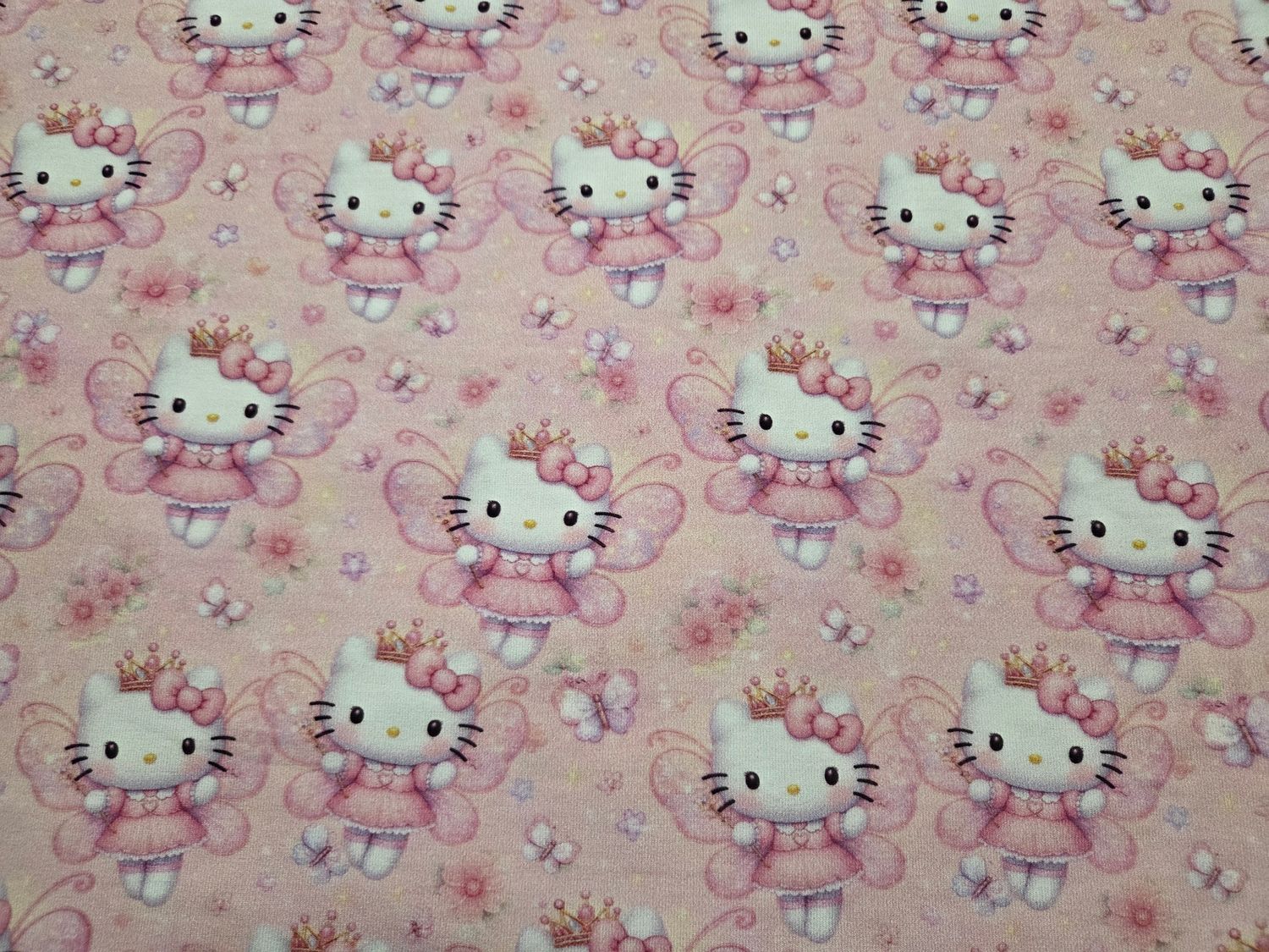 Sommersweat Kitty 50cm x 180cm breit