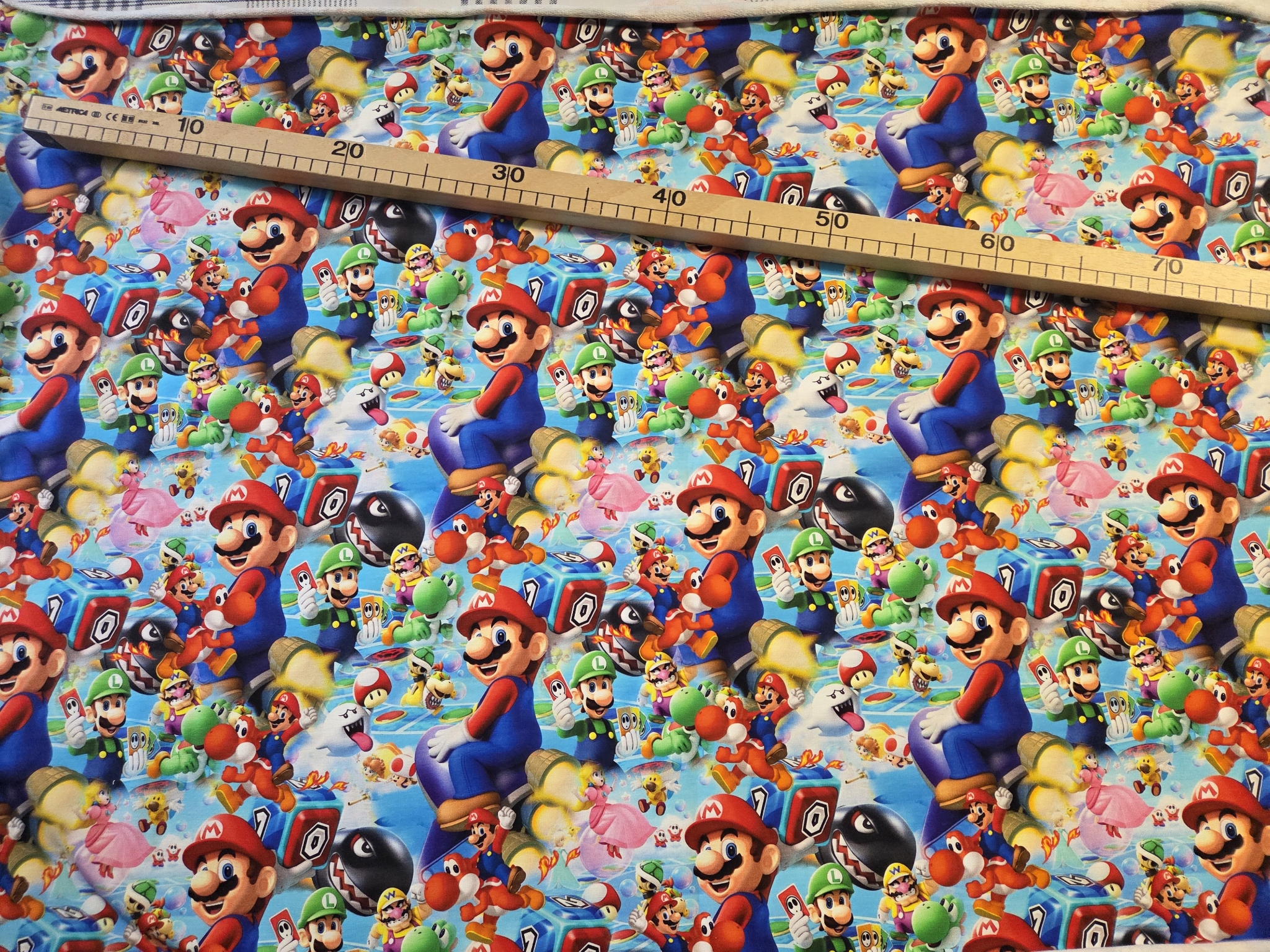 Sommersweat Mario 63cm x 180cm breit