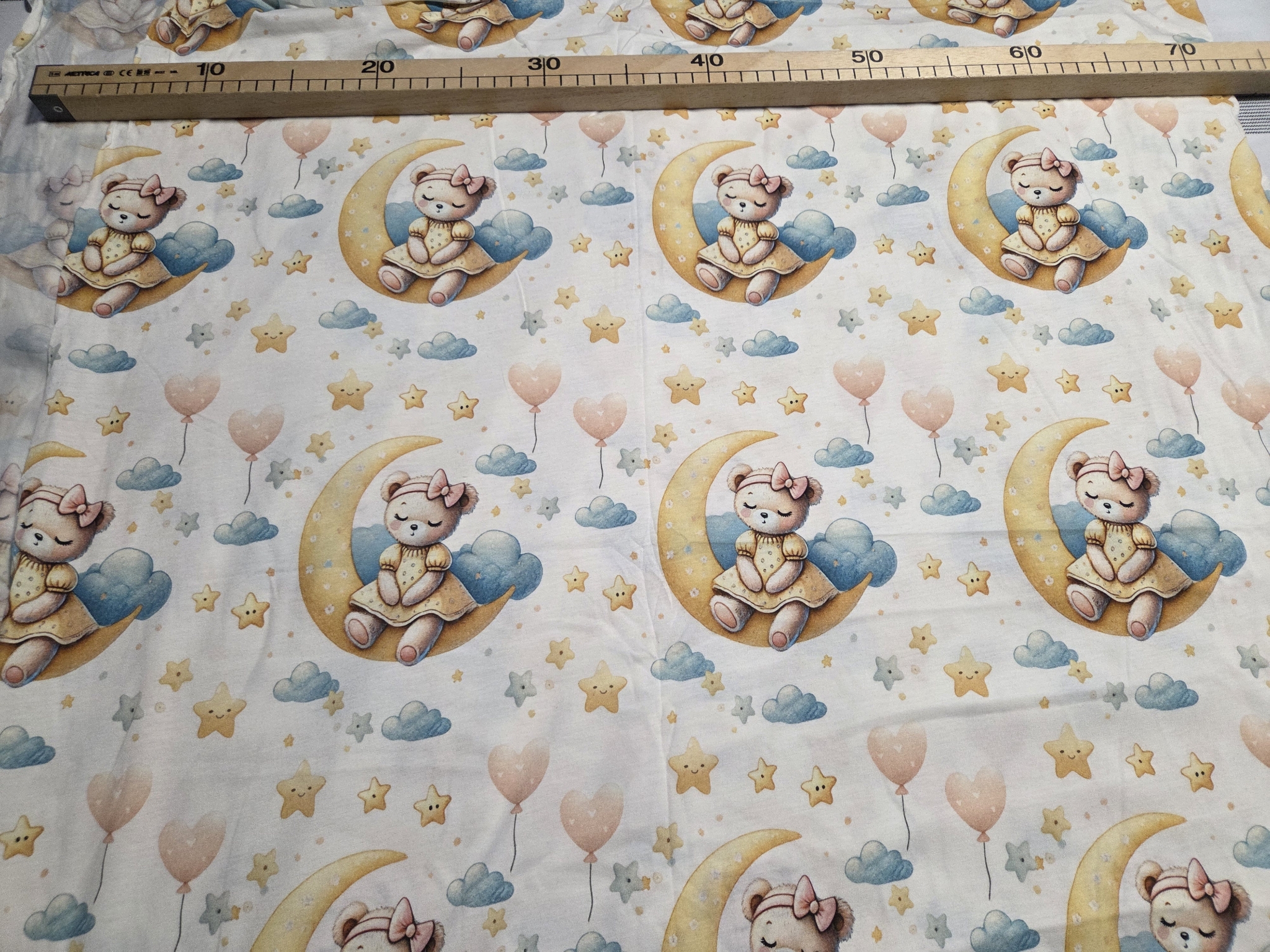 Jersey Bärchen 50cm x150cm breit