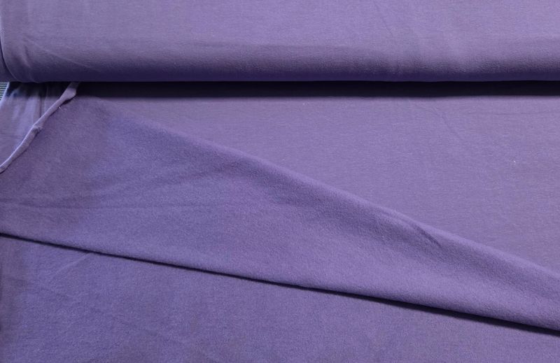 Sommersweat Gekratzt Flieder uni 50cm x 170cm breit Sommersweat Gekratzt Flieder uni 50cm x 170cm breit