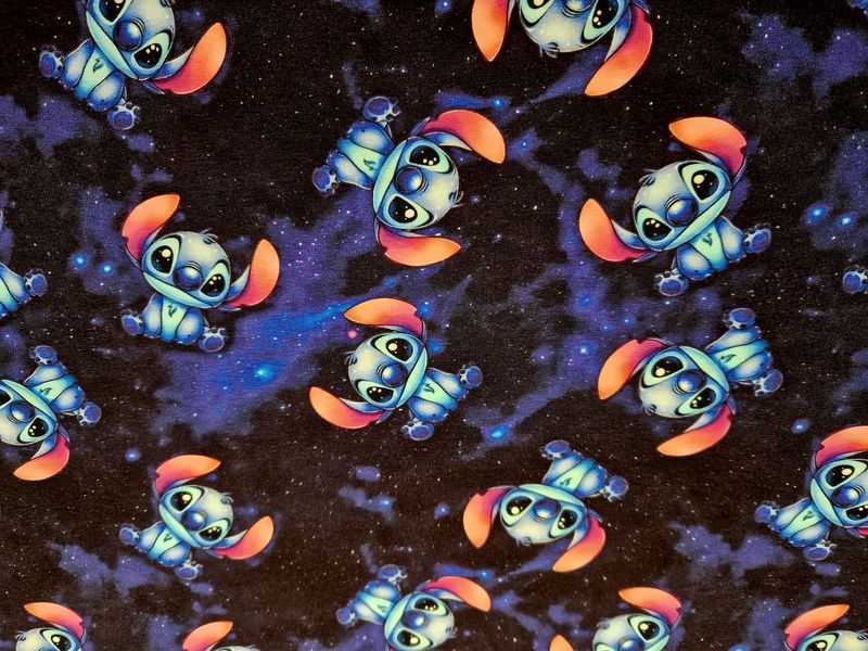 Sommersweat Stitch blau 75cm x 180cm breit Sommersweat Stitch blau 75cm x 180cm breit