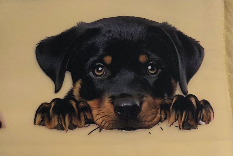 Bügelbild Hund ca 8cm Bügelbild Hund ca 8cm