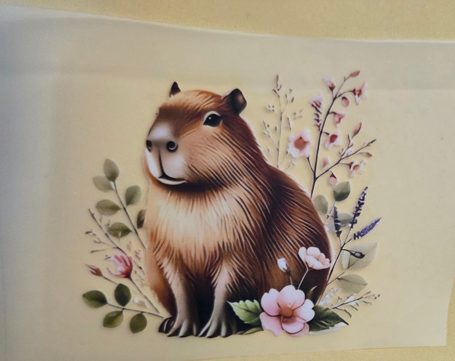 Bügelbild Capybara ca 10cm