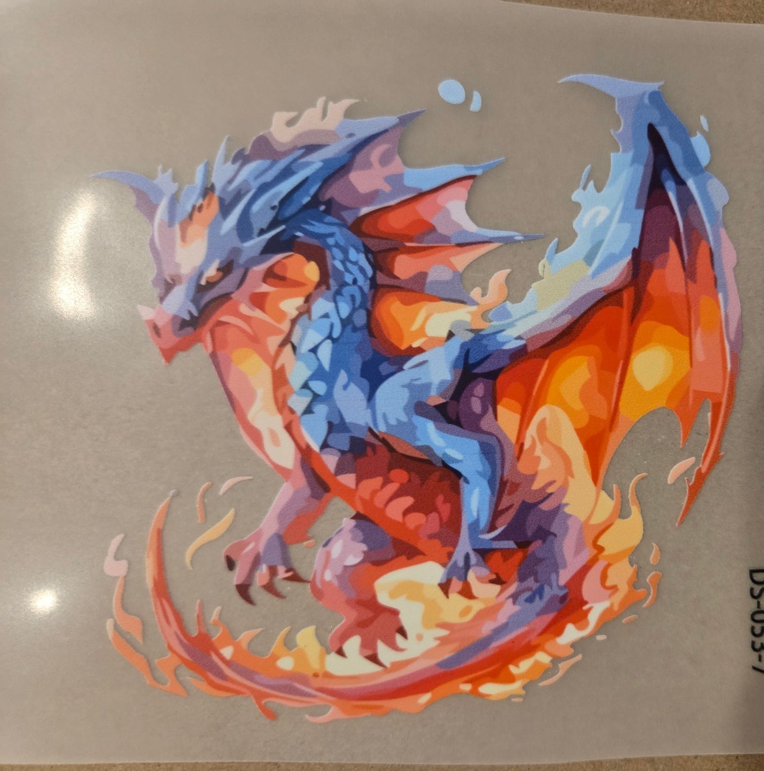 Bügelbild Drache ca 11cm Bügelbild Drache ca 11cm