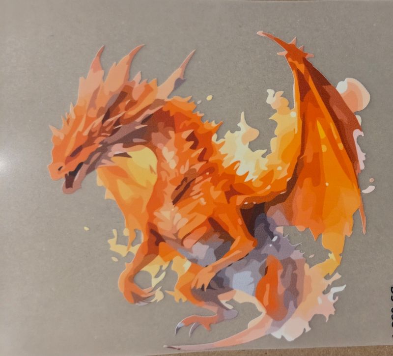 Bügelbild Drache ca 11cm