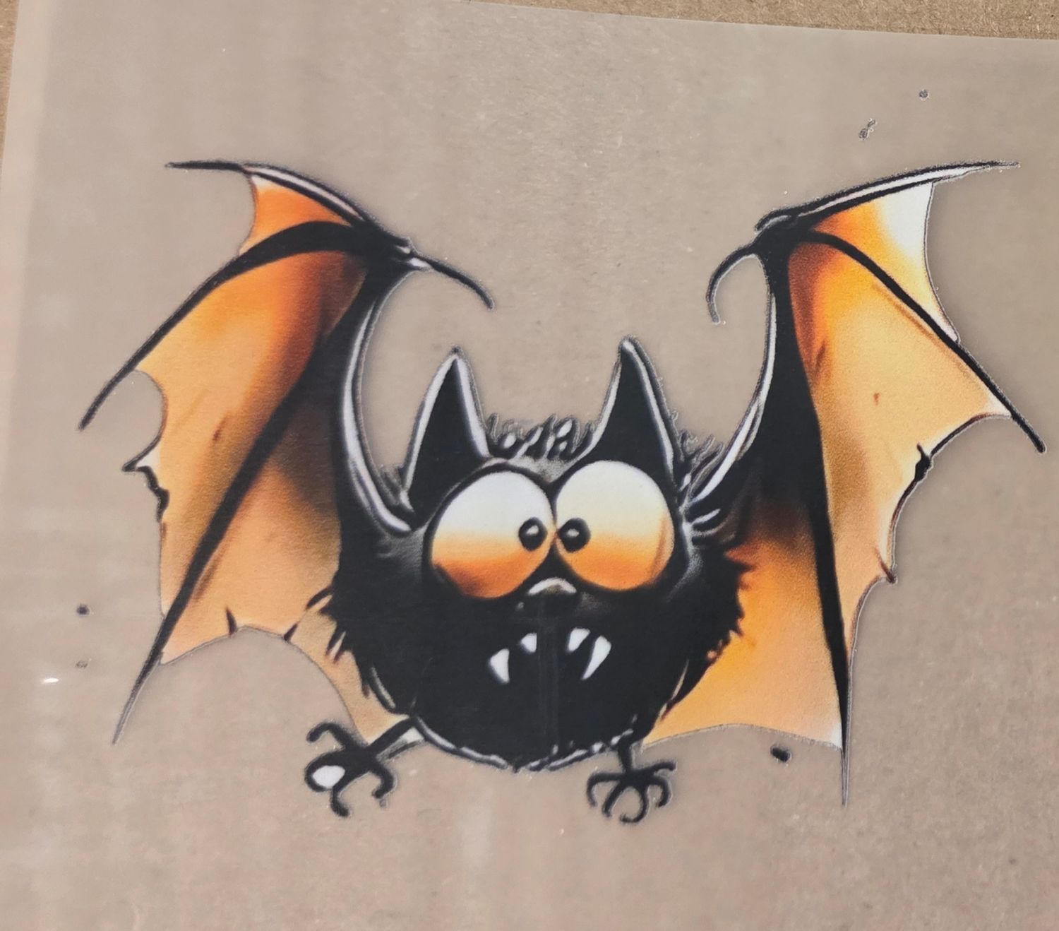 Bügelbild Fledermaus ca 8cm Bügelbild Fledermaus ca 8cm