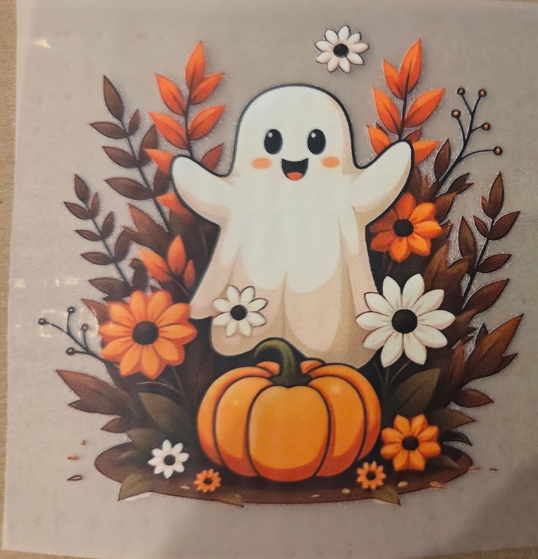 Bügelbild Halloween Gespenst 9cm Nr.1