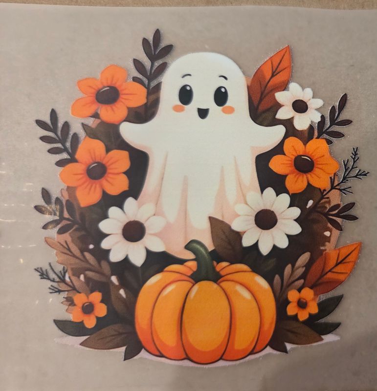 Bügelbild Halloween Gespenst 9cm Nr.2