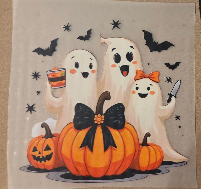 Bügelbild Halloween Gespenst 9cm Nr.3