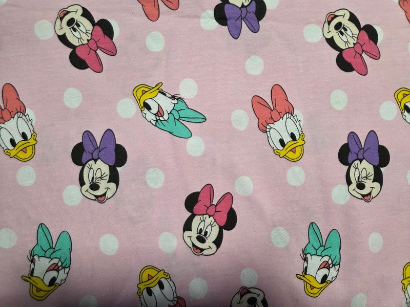 Sommersweat Minnie Maus 50cm x 180cm breit Sommersweat Minnie Maus 50cm x 180cm breit