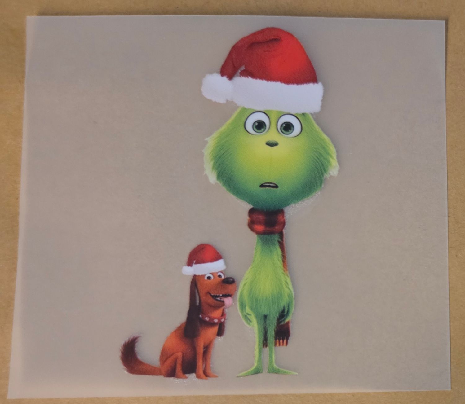 Bügelbild Grinch 8cm Bügelbild Grinch 8cm