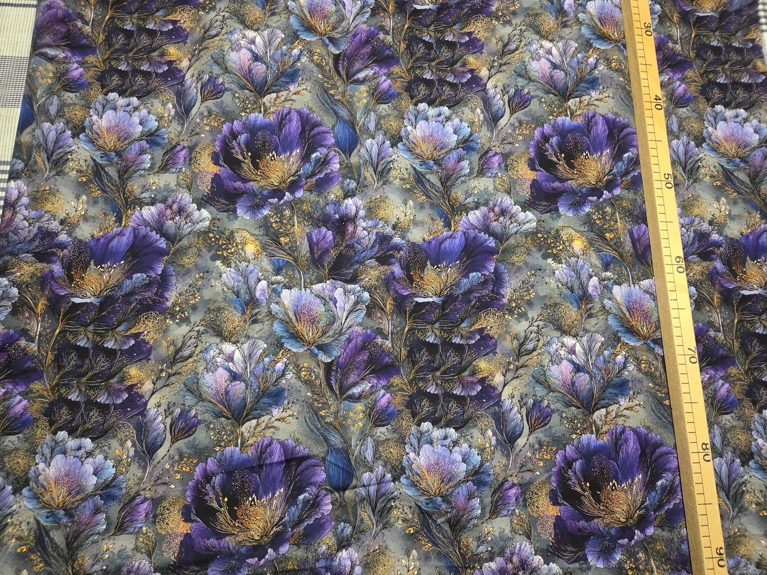 Sommersweat Herbst Blumen 50cm x 180cm breit Sommersweat Herbst Blumen 50cm x 180cm breit