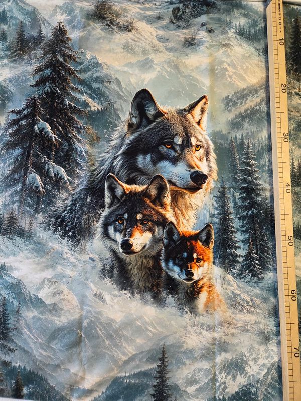 Sommersweat Panele Wolf 80x180cm 