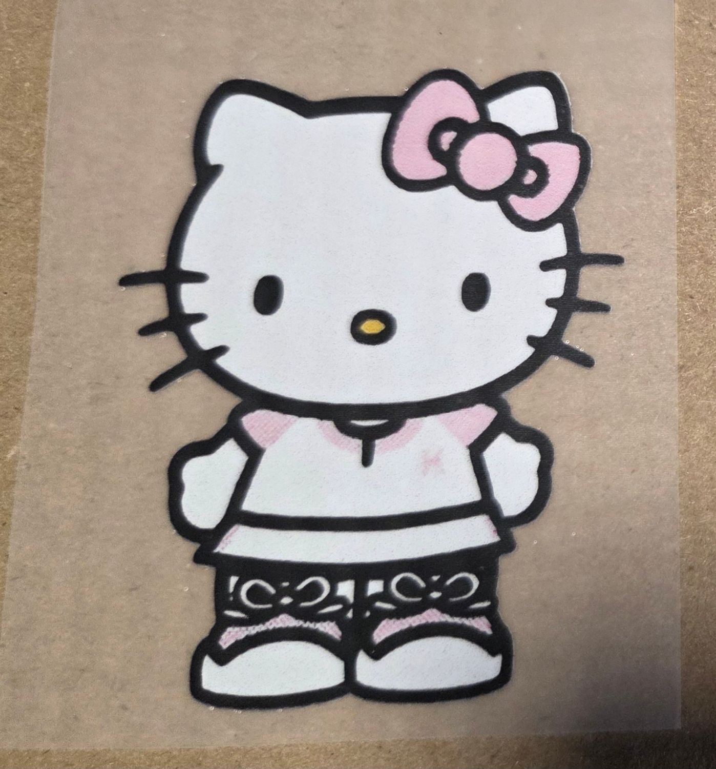 Bügelbild Hallo Kitty ca 7cm Bügelbild Hallo Kitty ca 7cm