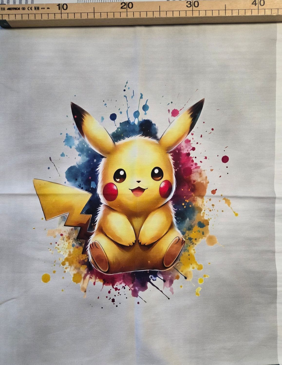 Sommersweat Pokemon Pikatchu Panele 43x55cm