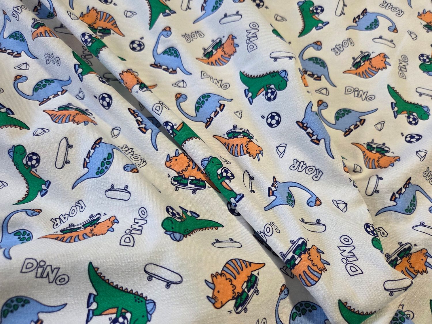 Jersey Dinos 50cm x165cm breit