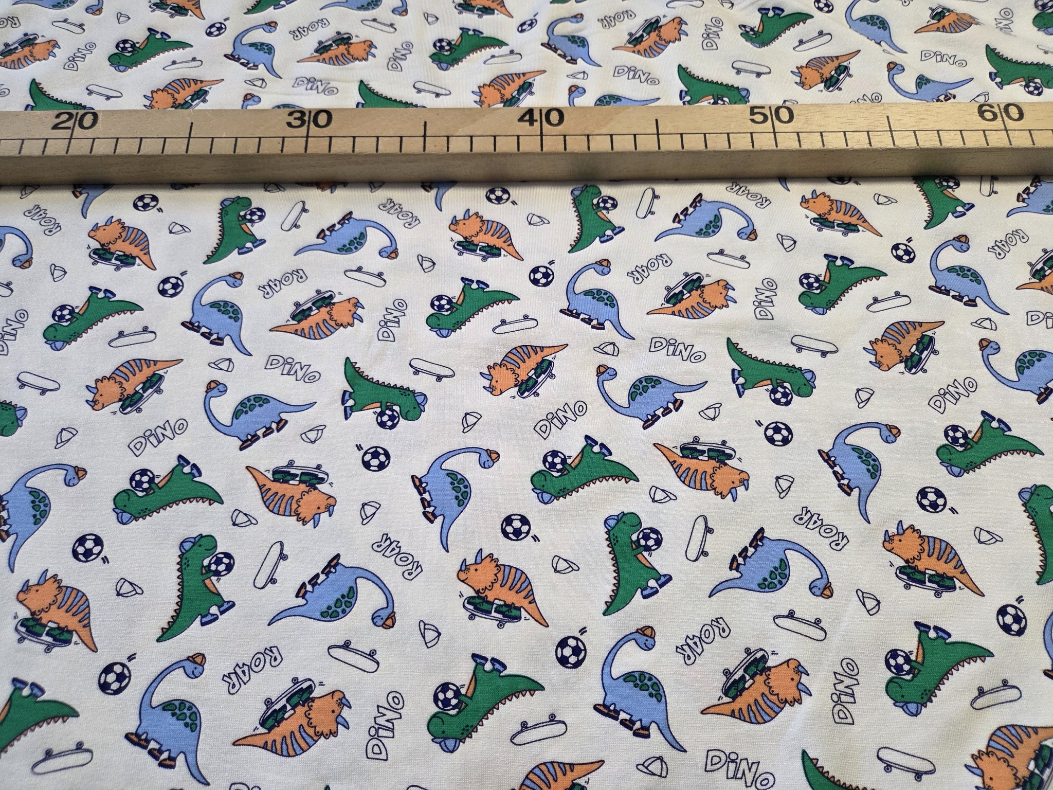Jersey Dinos 50cm x165cm breit