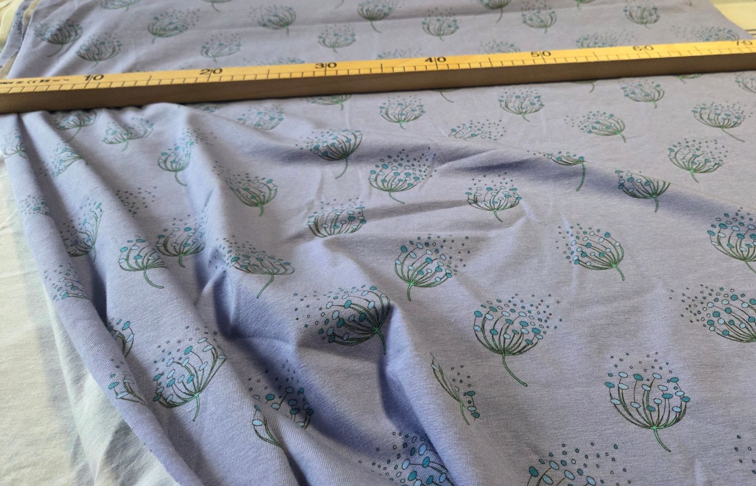 Jersey Blumen 50cm x150cm breit