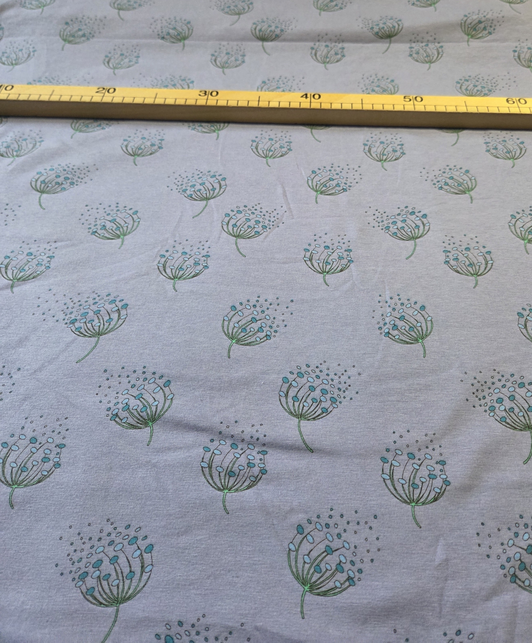 Jersey Blumen 50cm x150cm breit