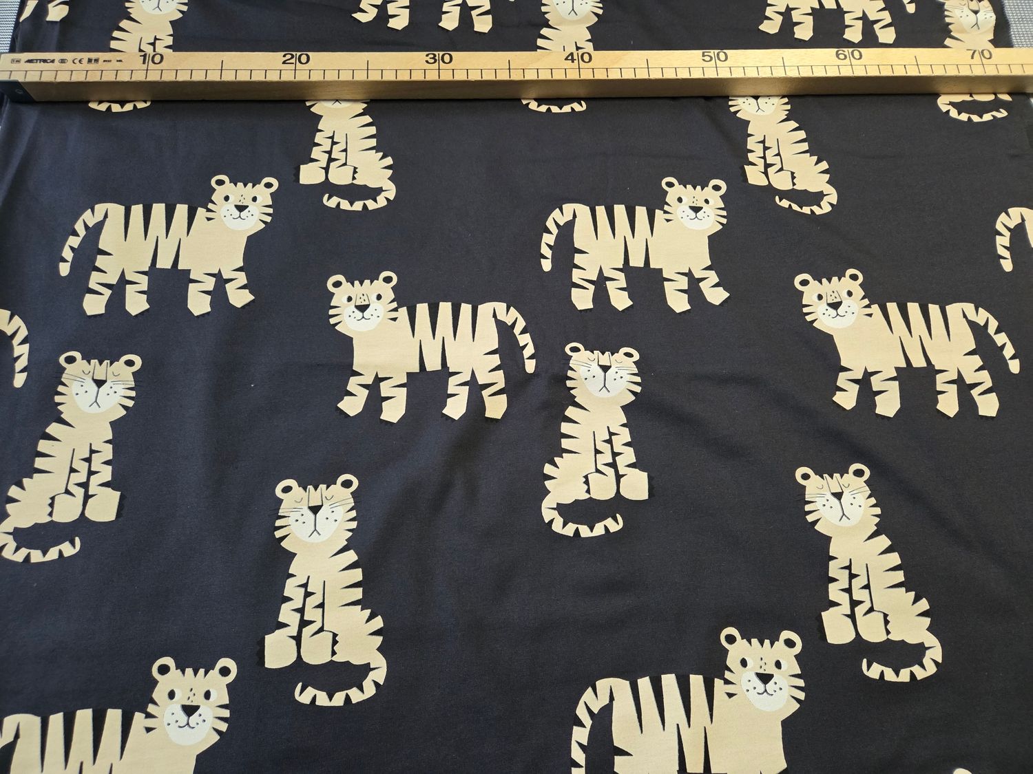 Jersey Tiger Druck 50cm x150cm breit