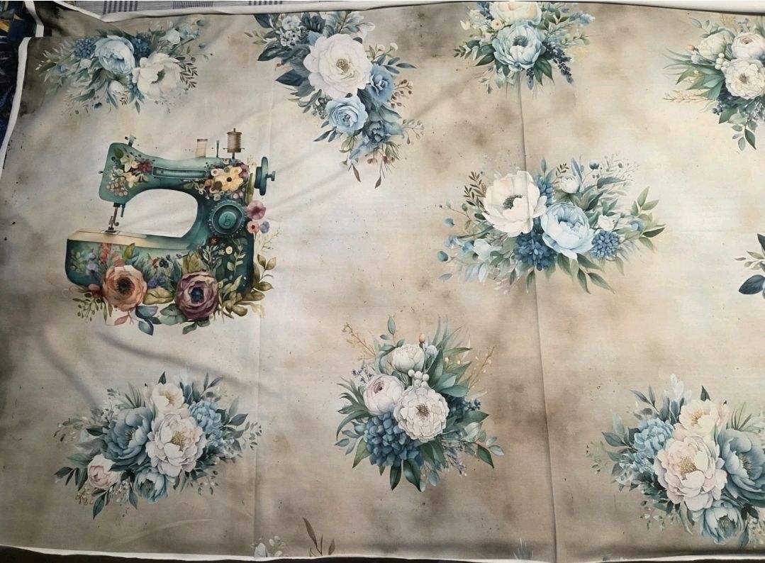 Sommersweat Panele Nähmaschine 100x180cm Sommersweat Panele Nähmaschine 100x180cm