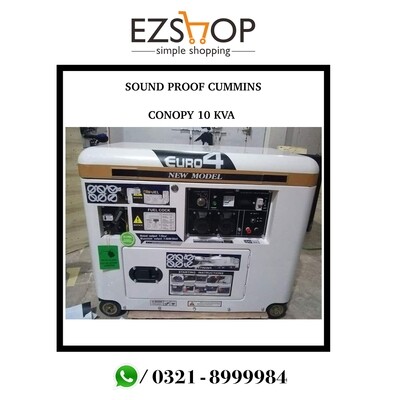 Super Silent SOUND PROOF canopy 10 KVA.
