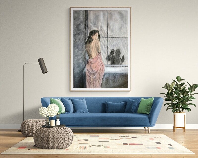 Unknown desire original Acrylic painting