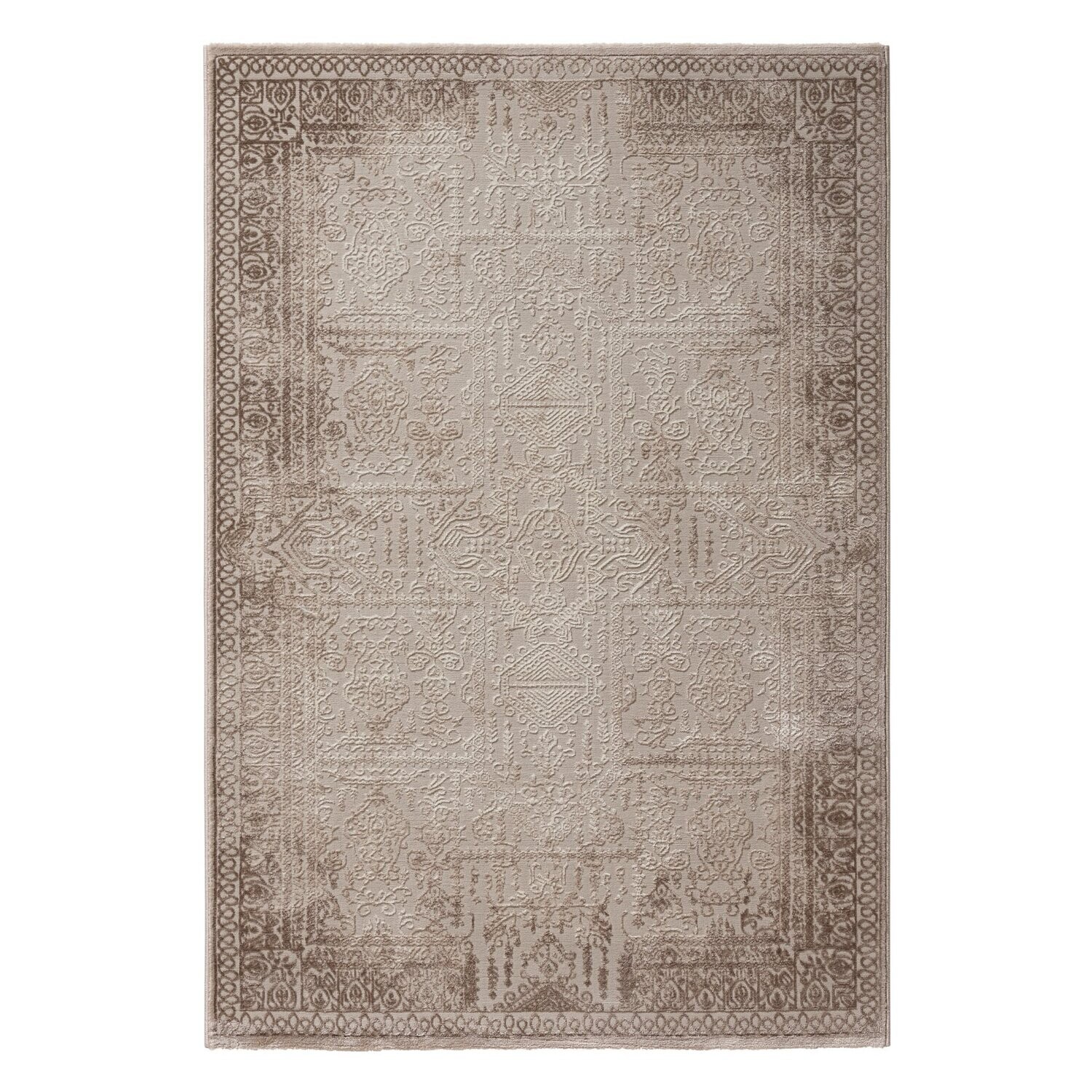 Rustaq, Größe: 80 x 150, Farbe: beige