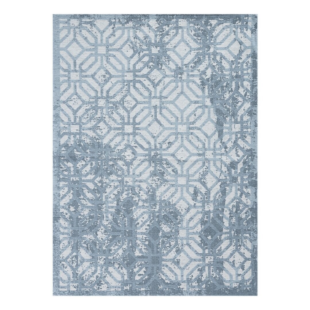 Agra, Größe: 80 x 150, Farbe: blau