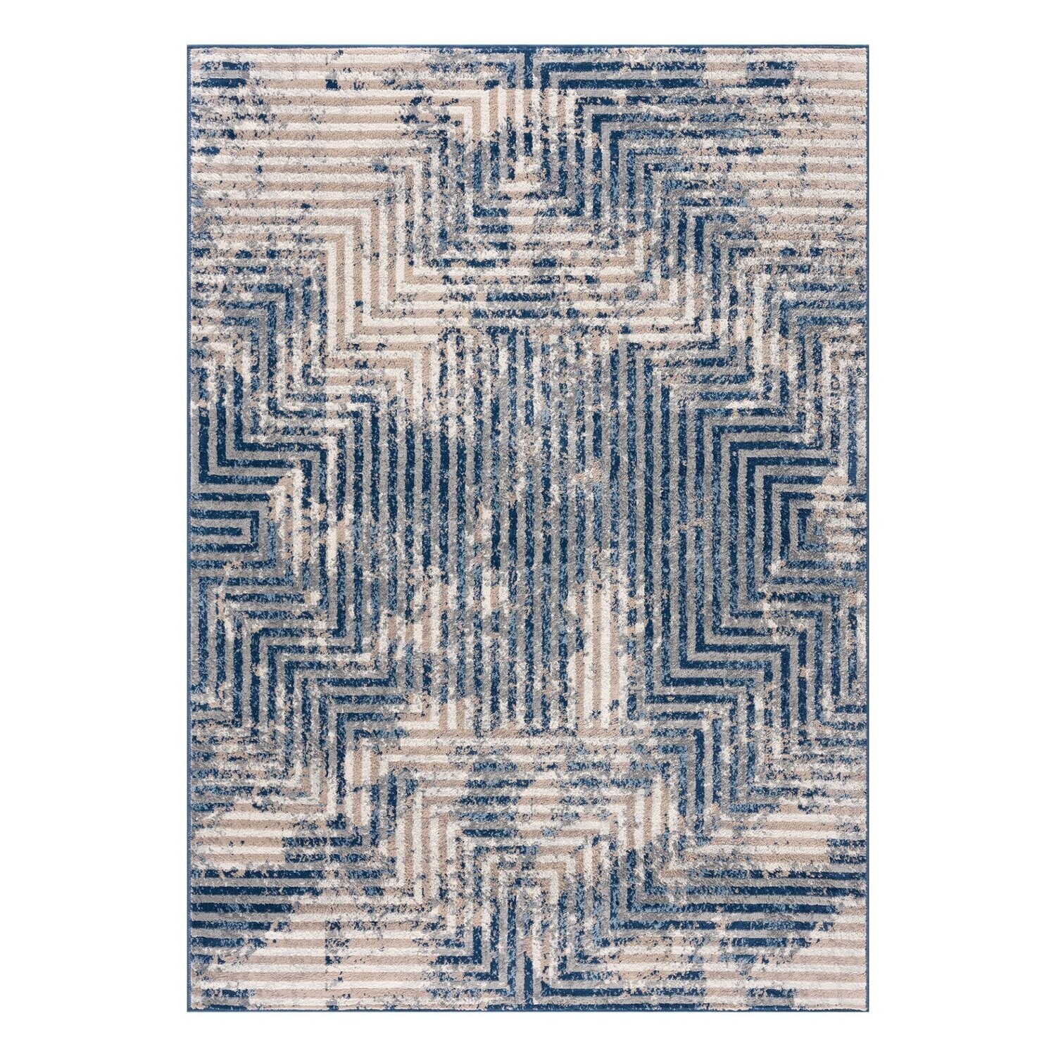 Raichur, Größe: 80 x 150, Farbe: blau