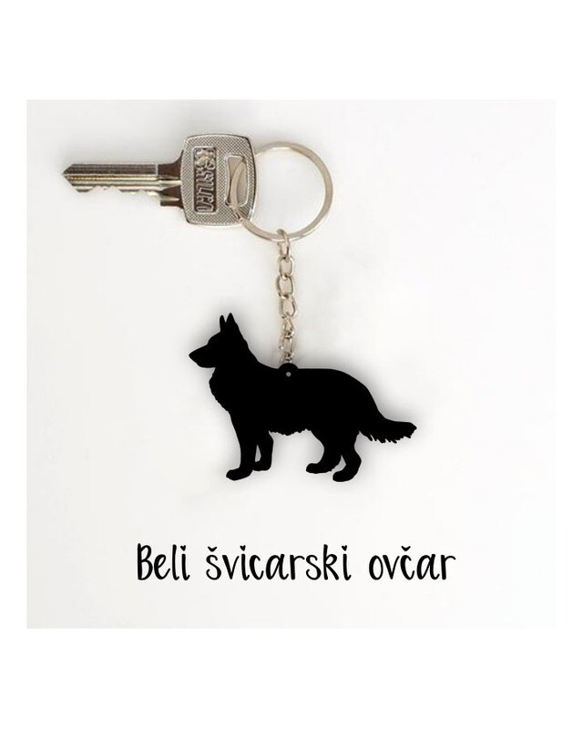 Obesek Švicarski beli ovčar