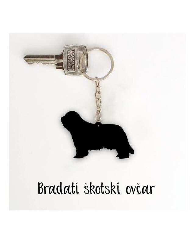 Obesek Bradati škotski ovčar