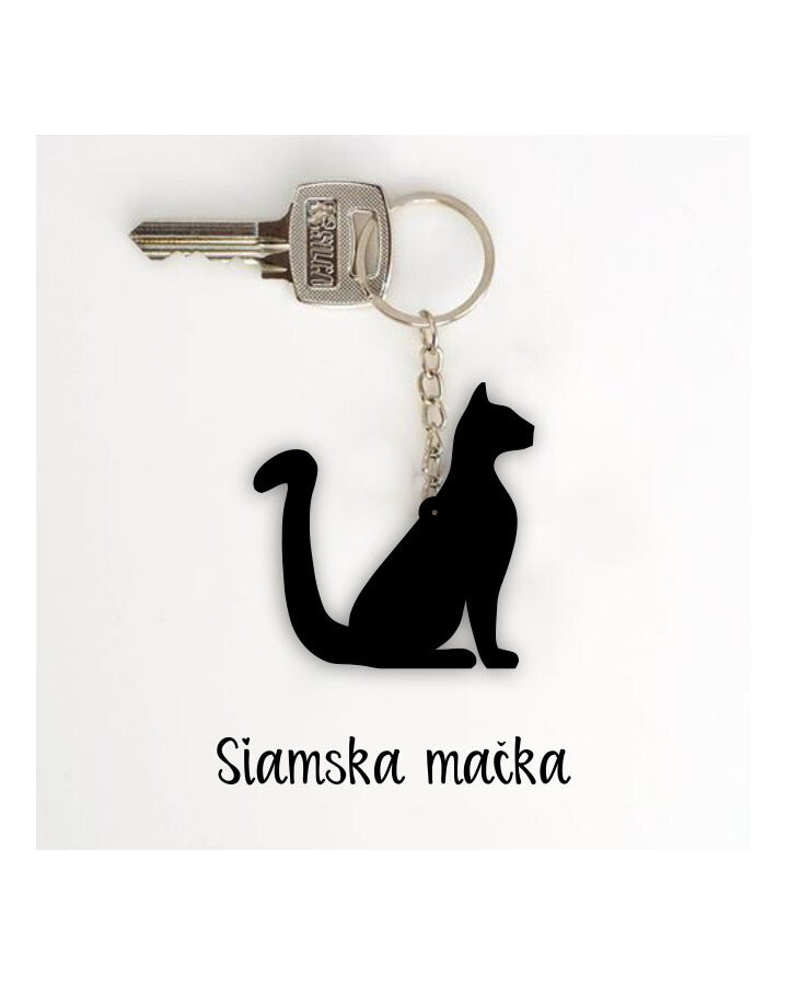 Obesek Mačka siamska