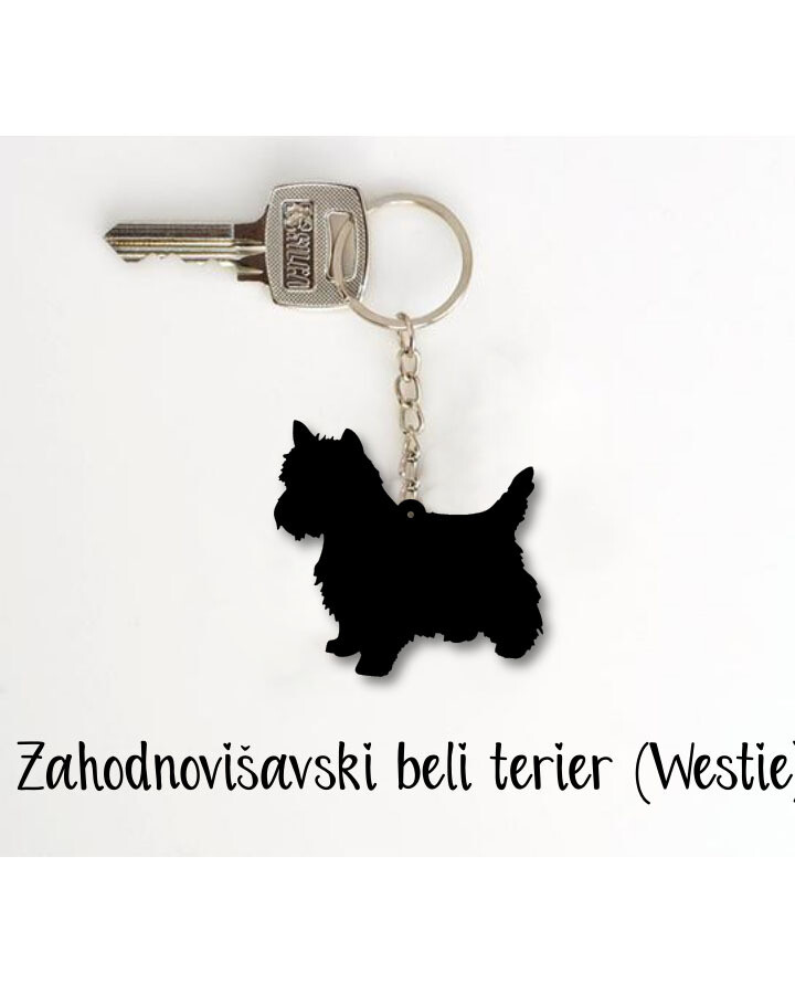 Obesek Zahodnovišavski beli terier - westie
