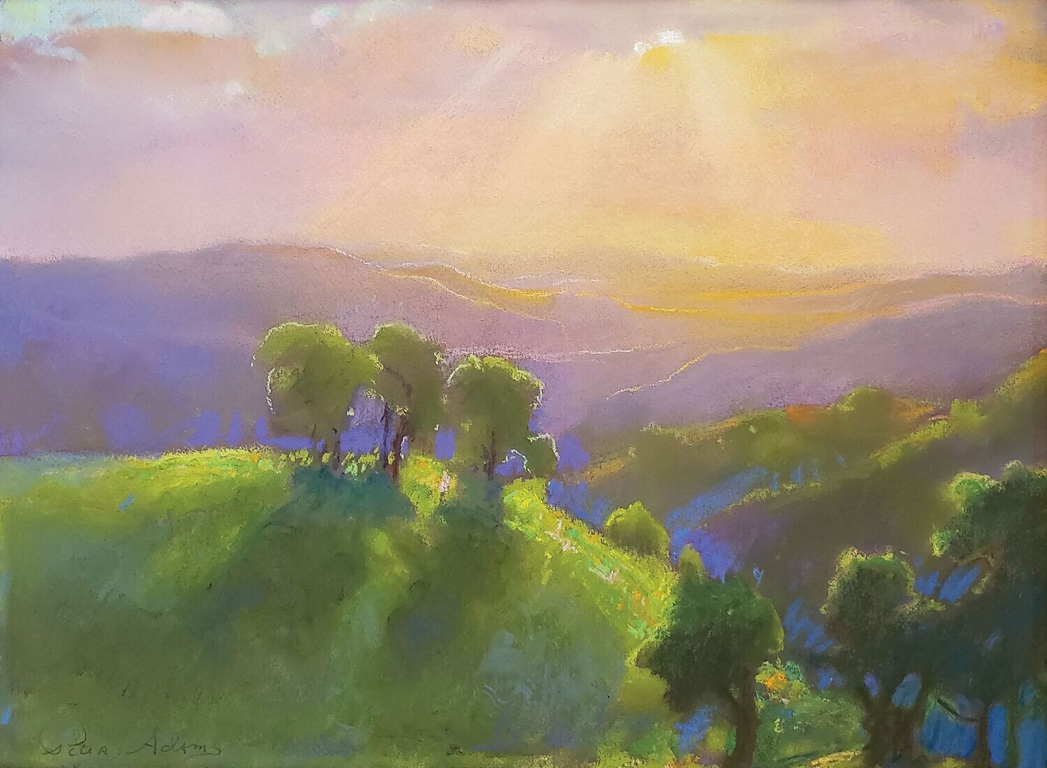 Peter Adams - Sunset Over Tejon Ranch