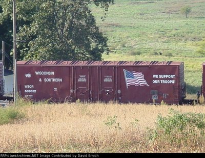 Wisconsin &amp; Southern Railroad Evans Double Plug Door Boxcar 503052 G Scale