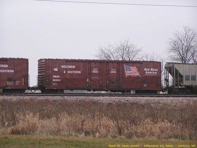 Wisconsin &amp; Southern Railroad Evans Double Plug Door Boxcar 503144 G Scale