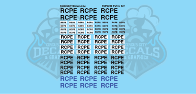 Rapid City, Pierre &amp; Eastern Railroad RCPE Patch Set