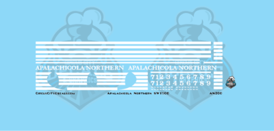 Apalachicola Northern Railroad SW1500 HO Scale