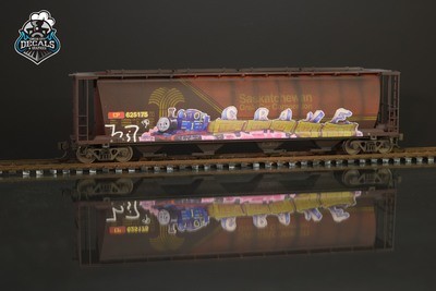 Thomas the Tagged Engine SKNX CP 625175 Graffiti HO Scale Decal Set