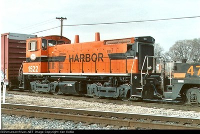 Indiana Harbor Belt IHB SW1500 Locomotive N Scale Decal Set
