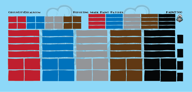 Reporting Mark Paint Patch Set S Scale