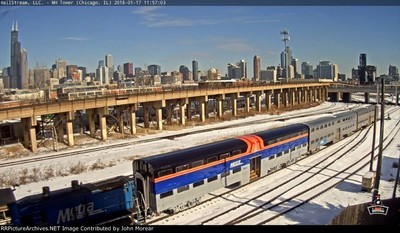 Metra METX BiLevel N Scale Decal Set