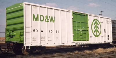 Minnesota Dakota &amp; Western 50ft FMC Plug Door Boxcar HO Scale Decal Set