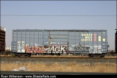 Golden West Service GVSR 50' Boxcar Faded S 1:64 Scale Decal Set