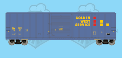 Golden West Service GVSR LGB 50' Boxcar G Scale Decal Set